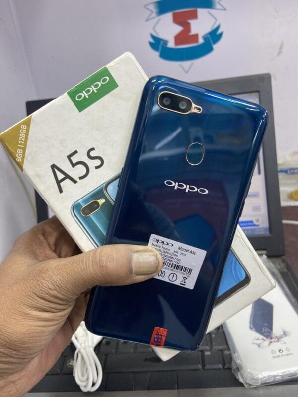 Oppo A5s 6GB RAM 128GB ROM OPPO A5s – 4230mAh Battery, Waterdrop Screen